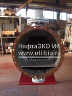 Конденсатор соковых паров водяной горизонтальный